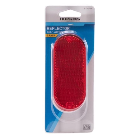 Hopkins Hopkins Red Rectangular Reflector 2 pk B278SRW